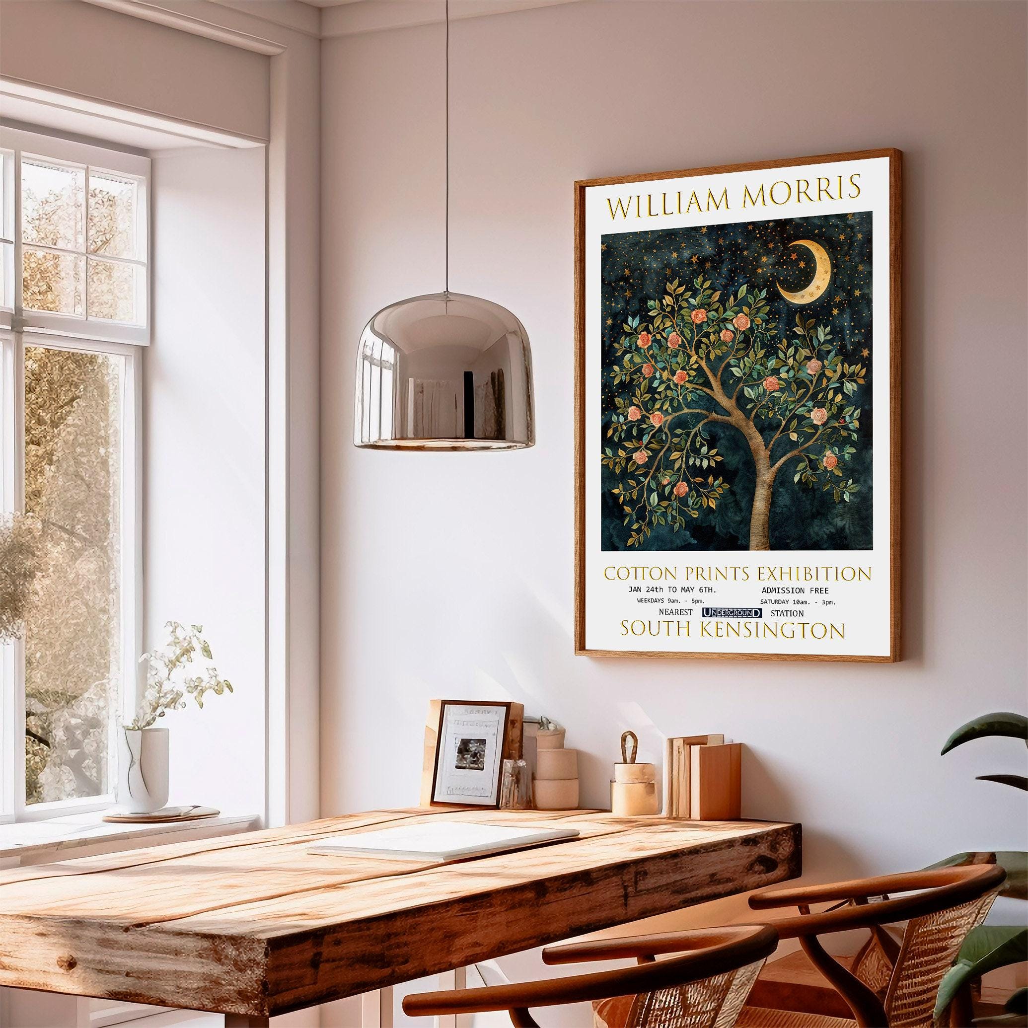 William Morris Tree of Life Print, William Morris Exhibition Print ...