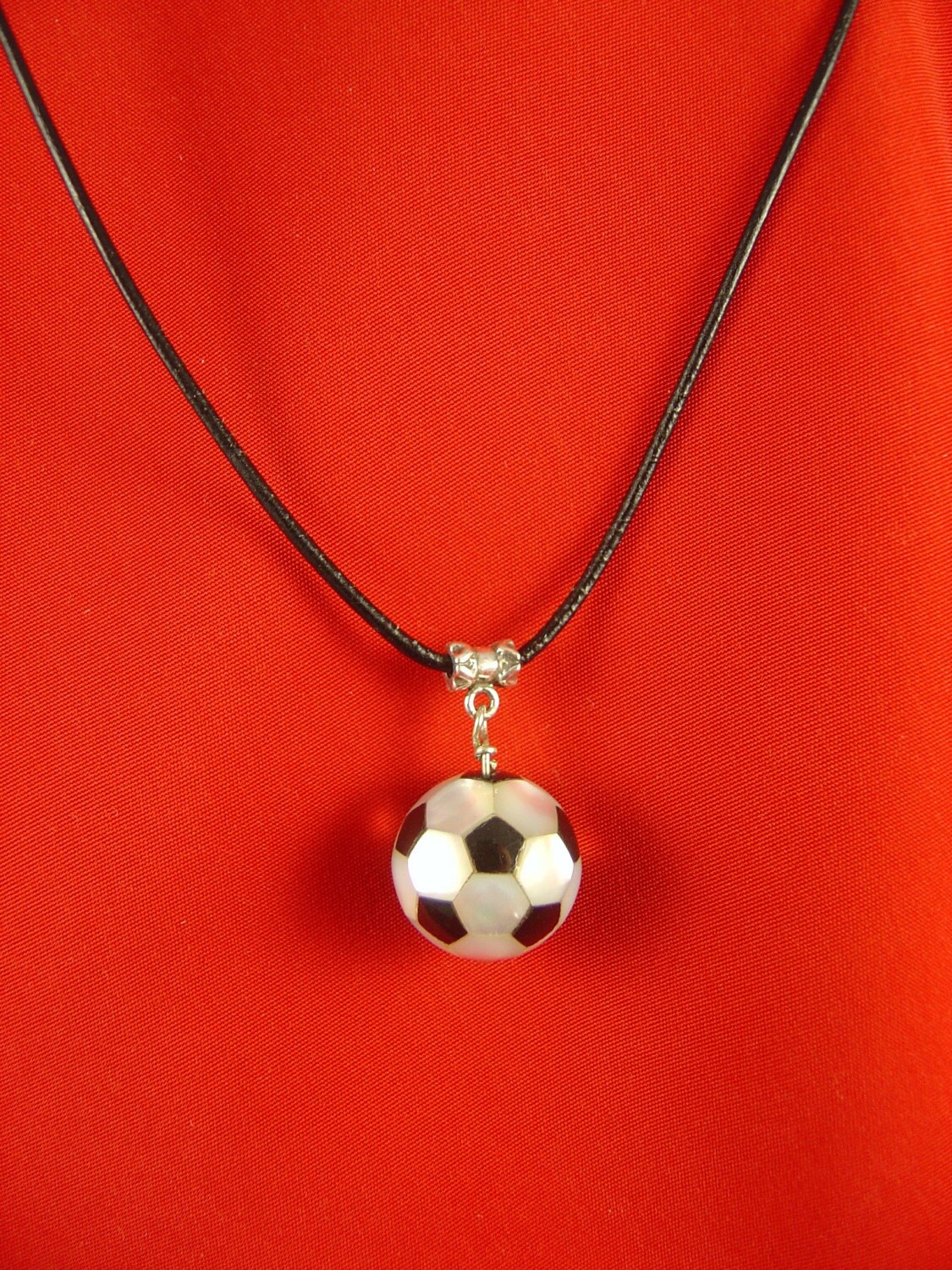 Soccer Ball Necklace Etsy