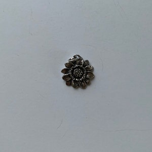 Sterling Silber Sonnenblume Anhänger