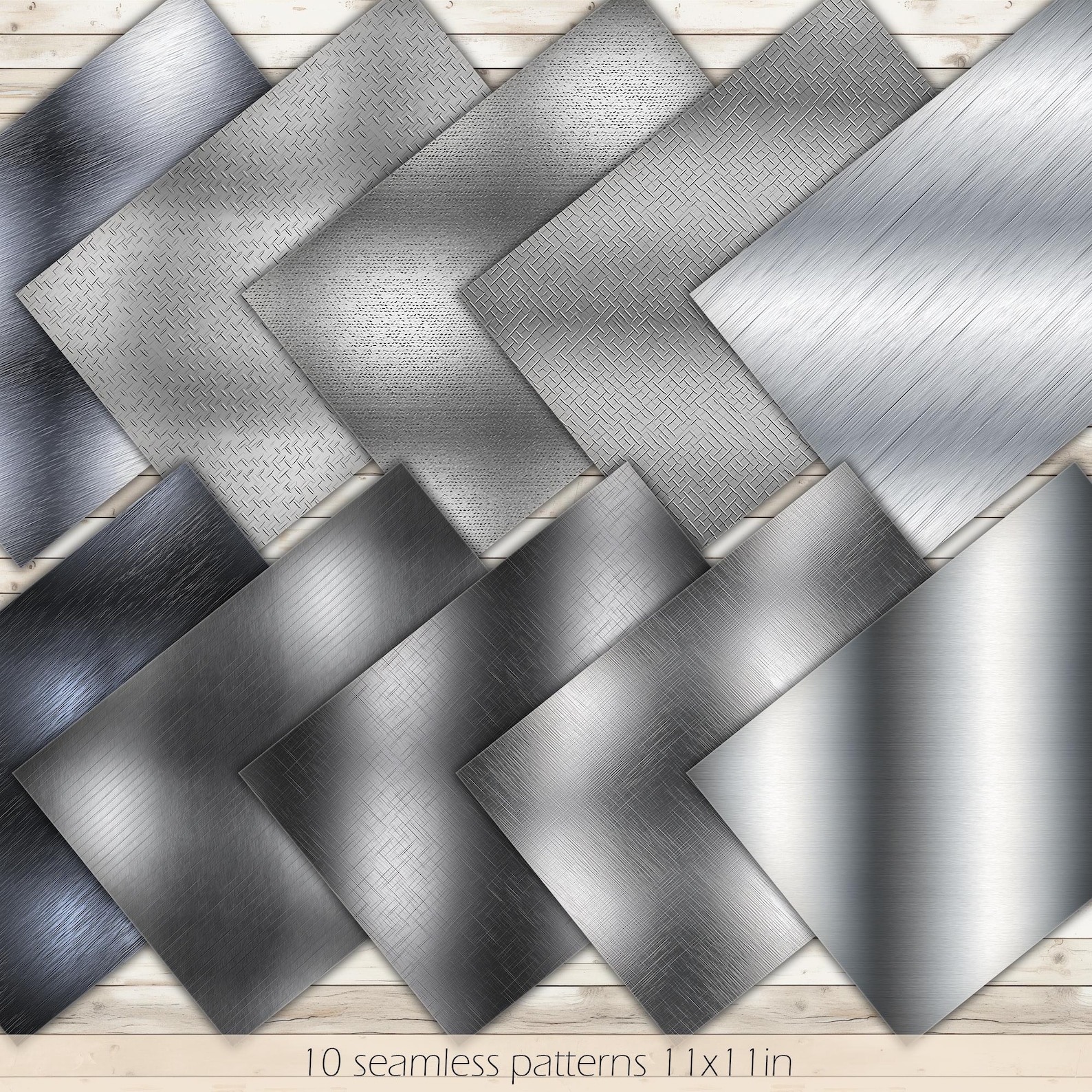 Metal Texture Metal Digital Paper Metal Printable Paper Metal Pattern ...