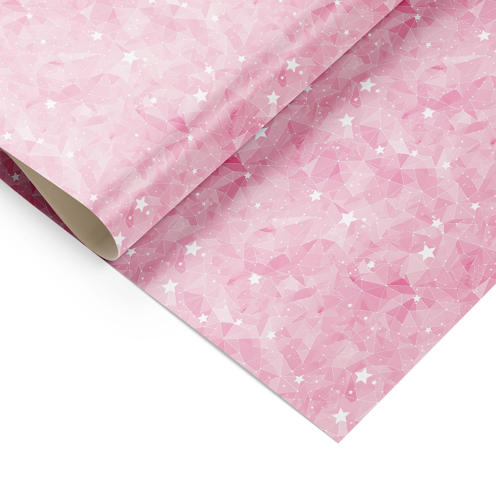 Pink Galaxy Printable Paper Starry Sky Pattern Glitter Galaxy ...