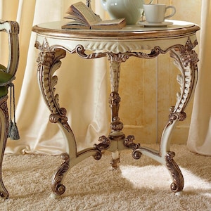 Classic Handmade Small Round Table