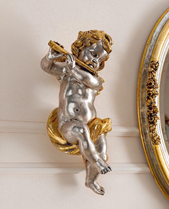 フルートを持った手作りの天使 - Etsy 日本