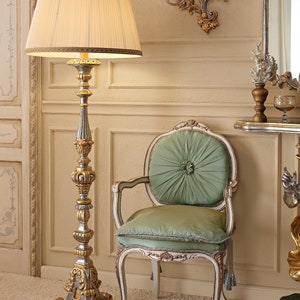 Handmade Wooden Armchair with removable cushion