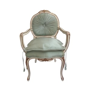 Handmade Wooden Armchair with removable cushion