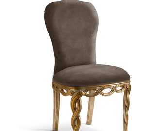 ヴィンテージのクラシックな彫刻が施された木製チェア - Etsy 日本