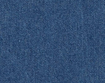 Denim Fabric All Cotton for Slipcovers Apparel Upholstery Medium Wash Blue