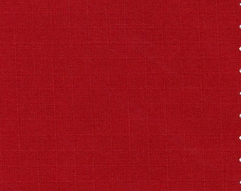 60 Inch Wide Cotton Ripstop Fabric RED By The Yard Multipurpose TEAR RESISTANT