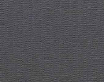 Tela de algodón en espiga gris carbón preencogida ideal para fundas, cortinas, prendas de vestir y bolsos CALIDAD