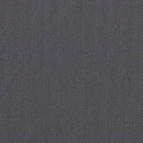 Charcoal Gray HERRINGBONE Cotton Fabric PRESHRUNK Ideal For Slipcovers Drapery Apparel Bags QUALITY