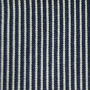 Hickory Stripe Fabric Blue White Railroad Denim Cotton Striped MULTIPURPOSE