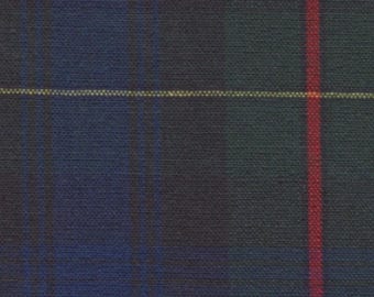 Stewart Hunting Tartan Plaid Fabric Multipurpose Cotton Blend Drapery Home Decorating  School Uniform Holiday