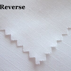 Cotton Ripstop Fabric PURE WHITE Tear Resistant Breathable for Apparel ...