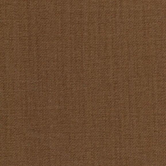 Brown Sanded Brushed Cotton Twill Fabric NUTMEG Apparel