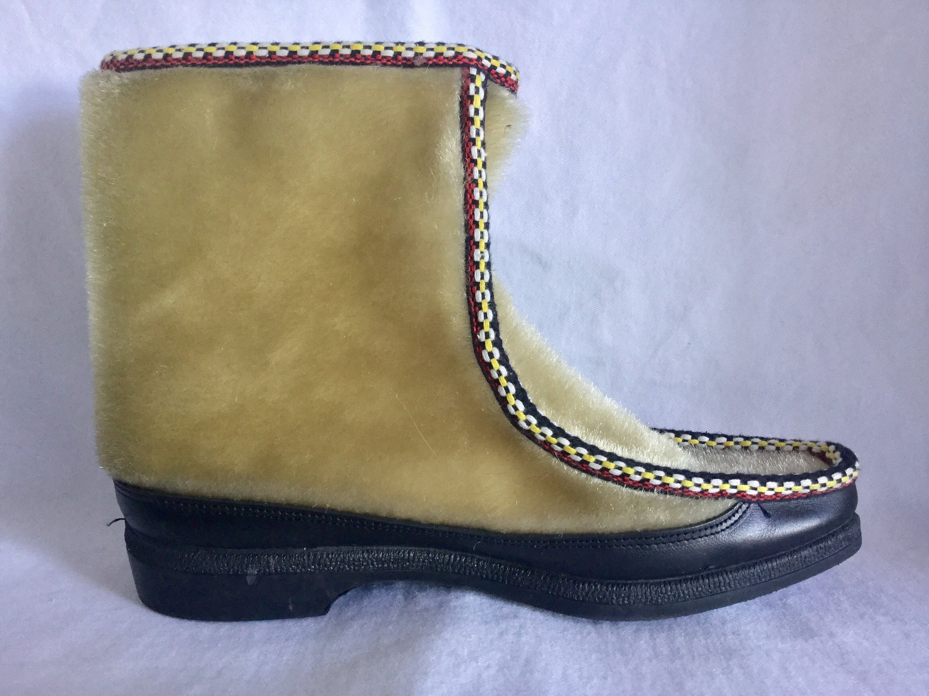 1960s Jeva Gayar Boots Mohair Faux Seal Mukluks Mid Century - Etsy