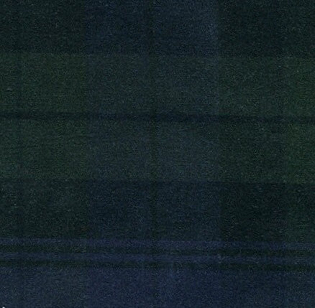 100% Waxed Cotton Tartan Plaid Canvas Fabric / Blackwatch / Sold By The  Yard Shop 100% Waxed Cotton Tartan Plaid Canvas Fabric Blackwatch by the  Yard : Online Fabric Store by the