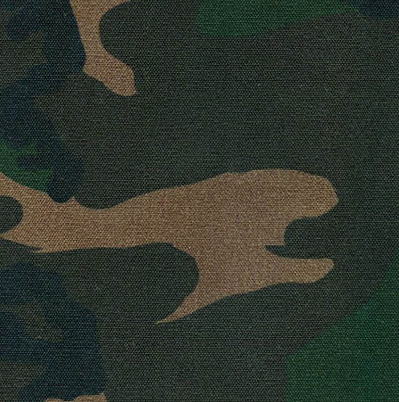 Heavy Waxed Camo Fabric Oilcloth Cotton Canvas Duck Oilskin Etsy
