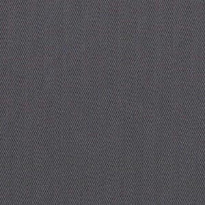 May include: A close-up of a gray fabric with a herringbone pattern. The fabric has a textured appearance with diagonal lines creating a V-shaped design. The color is a muted gray, with subtle variations in tone.