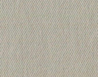 100% Cotton Fabric in Ivory For Upholstery + Slipcovers + MULTIPURPOSE Pre-Shrunk Brushed Twill
