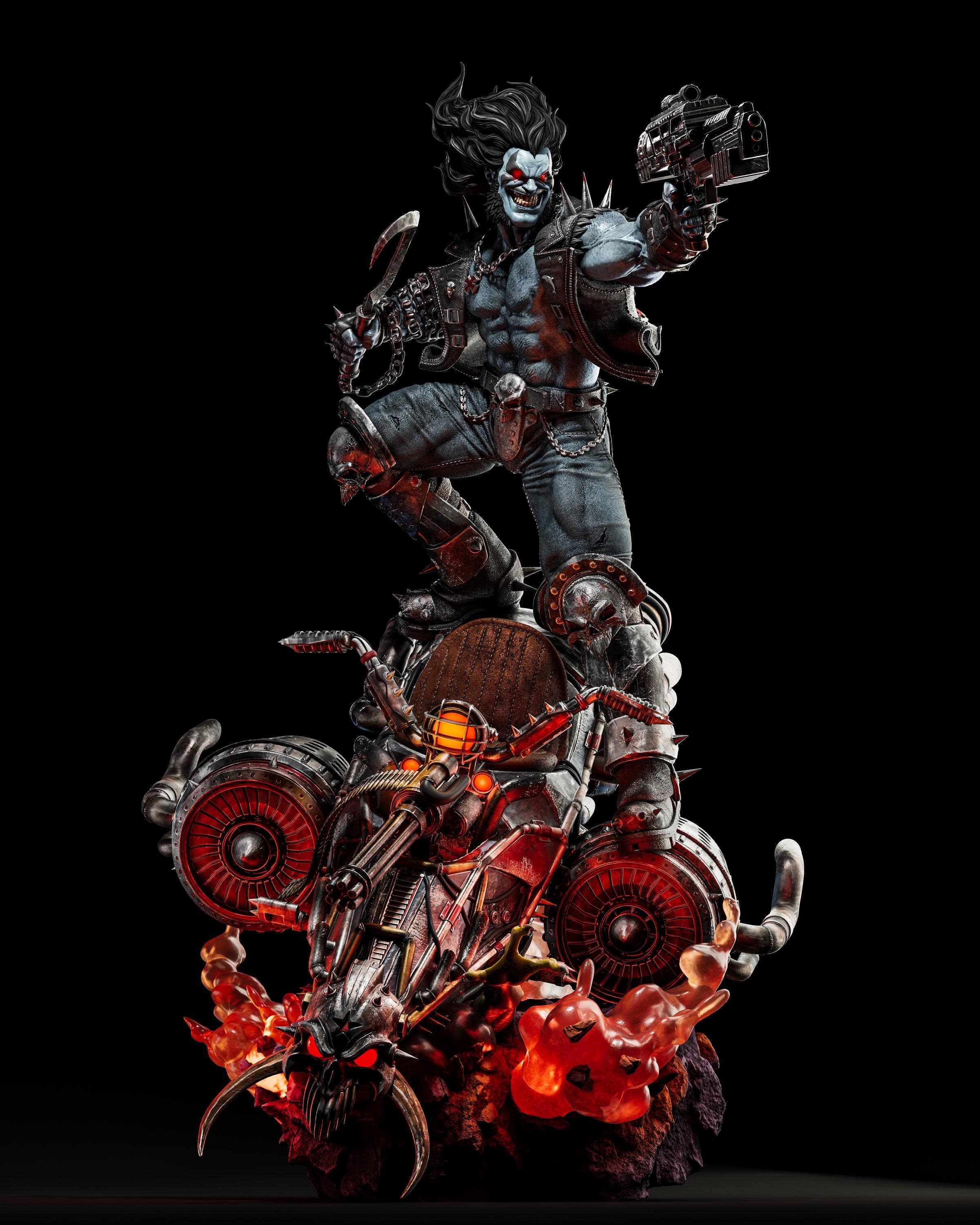 Dc Lobo Statue - Etsy Dc Lobo Statue - Etsy