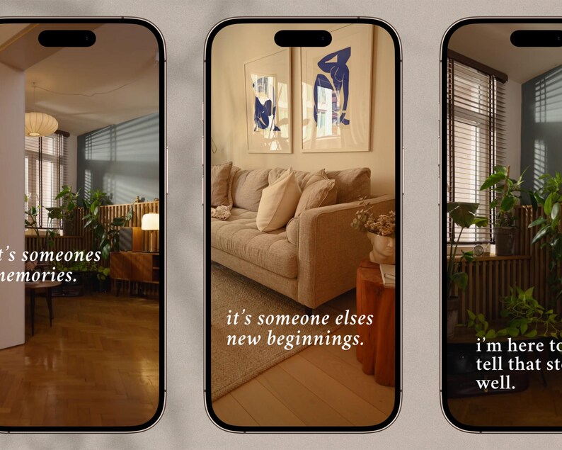 Real Estate Instagram Reel Templates Canva Listing Kit Etsy