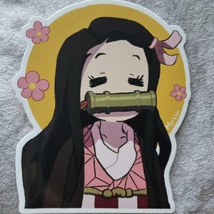 Nezuko, demon slayer sticker