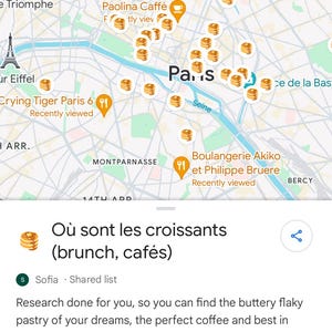 Brunchkaart van Parijs (inclusief cafés, brunchplekken en bakkerijen)