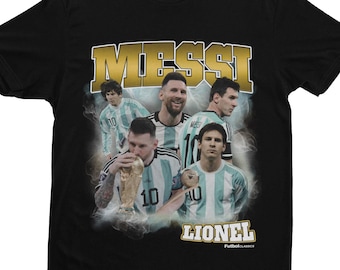 Homenaje a Lionel Messi / Camiseta de fútbol de Argentina / Fútbol / Fútbol / Fanático de Lionel Messi / Regalo de Lionel Messi