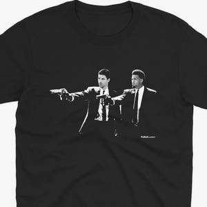 Mikel Arteta & Ethan Nwaneri Pulp Fiction Style T Shirt | Arsenal T Shirt | Arsenal Fan | Arsenal Shirt | Funny Arsenal Tee | England