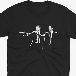 Namanja Vidic & Rio Ferdinand Pulp Fiction Style T Shirt | Man Utd T Shirt | MUFC | Manchester United FC T Shirt, Old Trafford Man United