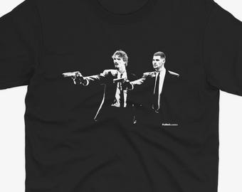 Koszulka Nicka Woltemade i Bruno Guimaraesa w stylu Pulp Fiction | Koszulka Newcastle | Nufc | Koszulka Geordie | Zabawna koszulka piłkarska