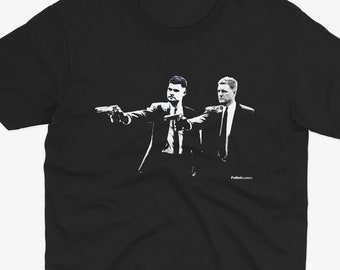 Bruno Guimaraes & Eddie Howe Pulp Fiction Style T Shirt | Newcastle T Shirt | Nufc | Geordie T Shirt | Funny Football Tee | Newcastle Fan