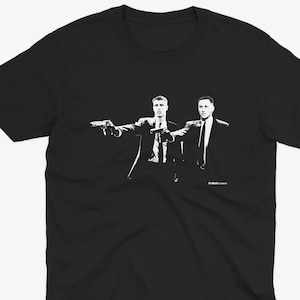 Camiseta estilo Pulp Fiction de Maxime Esteve y Josh Brownhill / Camiseta Burnley / BFC / Regalo Burnley FC / Fan Burnley / The Clarets / Turf Moor