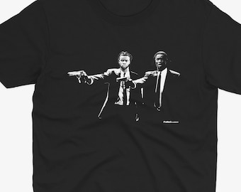Camiseta estilo Pulp Fiction de Stephy Mavididi y Abdul Fatawu / Camiseta de Leicester City de Inglaterra / Camiseta de fanático de Leicester City / Camiseta de Leicester / Foxes