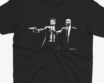 Bruno Fernandes & Bryan Mbeumo Pulp Fiction Style T Shirt | Manchester United T Shirt | MUFC | Man Utd T Shirt | Man United Shirt