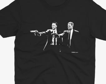 Dan Burn & Eddie Howe Pulp Fiction Style T Shirt | Newcastle T Shirt | Nufc | Geordie T Shirt | Funny Football Tee | Toon Army