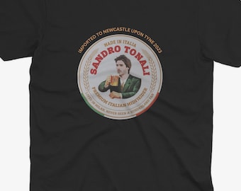 Sandro Tonali - Made In Italia | Newcastle T Shirt | NUFC | Football | Soccer | Newcastle Fan | Newcastle Gift | Tonali Italy T Shirt