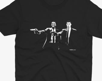 T-shirt in Pulp Fiction-stijl van John Duran en Cristiano Ronaldo | Al Nassr-T-shirt | ANFC | T-shirt Al Nassr FC | Ronaldo | Duran