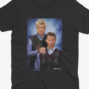 David Beckham & Ryan Giggs T Shirt | Man UTD Gift | Man UTD T Shirt | MUFC | Manchester United Gift