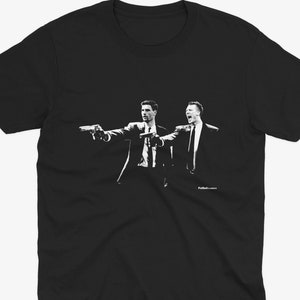 Fabian Schar & Dan Burn Pulp Fiction Style T Shirt | Newcastle T Shirt | Nufc | Geordie T Shirt | Funny Football Tee | Newcastle United