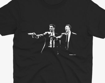 T-shirt de style Pulp Fiction de Fabian Schar et Dan Burn | T-shirt Newcastle | Nufc | T-shirt Geordie | t-shirt de football drôle | Newcastle United