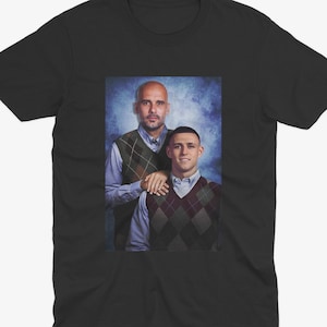 Pep Guardiola & Phil Foden T Shirt | Man City Gift | Man City T Shirt | MCFC | Manchester City Gift