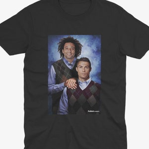 Marcelo & Cristiano Ronaldo T Shirt | Real Madrid T Shirt | Real Madrid Fan | Real Madrid Gift | Marcelo and Ronaldo