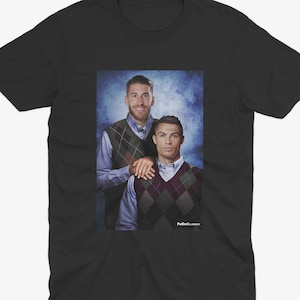 Sergio Ramos & Cristiano Ronaldo T Shirt | Real Madrid T Shirt | Real Madrid Fan | Real Madrid Gift | Ramos and Ronaldo