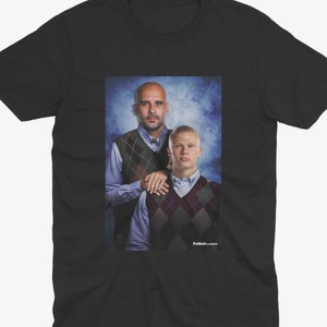 Pep Guardiola & Erling Haaland T Shirt | Man City Gift | Man City T Shirt | MCFC | Manchester City Gift