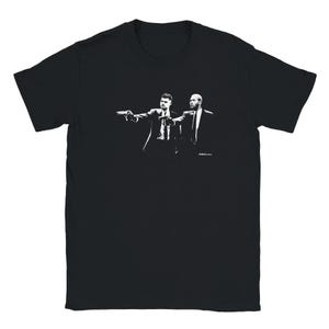 Joelinton & Bruno Guimaraes Pulp Fiction Style T Shirt | Newcastle T Shirt | Nufc | Geordie T Shirt | Funny Football Tee image 8