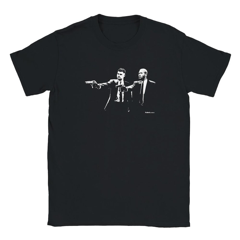 Joelinton & Bruno Guimaraes Pulp Fiction Style T Shirt | Newcastle T Shirt | Nufc | Geordie T Shirt | Funny Football Tee image 8