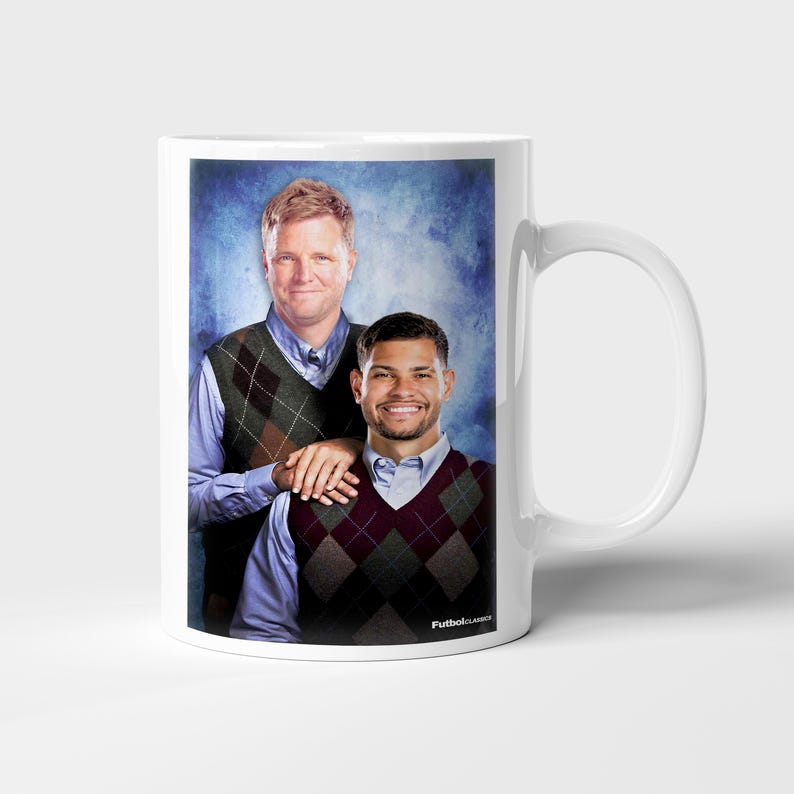 Eddie Howe & Bruno Guimaraes Mug | Newcastle United Inspired | NUFC | Howe and Bruno | Football Mug | Soccer Mug | Football Gift | Toon Army image 1