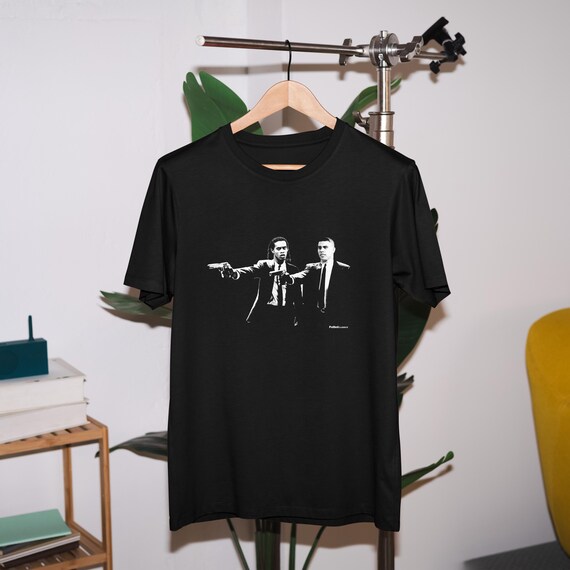 ロナウジーニョ & ロナウド パルプフィクション スタイル T シャツ