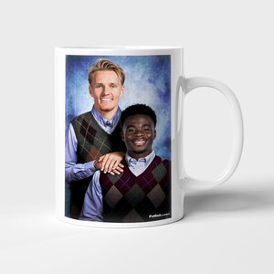 Martin Odegaard  & Bukayo Saka Mug | Arsenal Inspired |Arsenal | Odegaard and Saka | Football Mug | Soccer Mug | Football Gift | Arsenal Mug